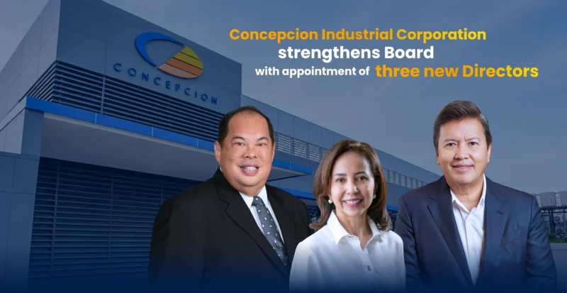 Concepcion Industrial Corporation Strengthens Board with Appointment of Three New Directors